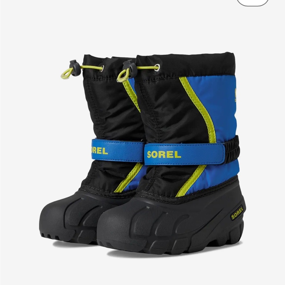 Sorel Black and Blue Winter Boots